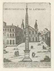 Lateran Obelisco atrás de São João de Latrão em Roma
Obelisco a S. Giovanni Laterano (título sobre o objecto)
Monumentos e estruturas modernas e antigas em Roma (título da série)
Ornamenti di fabriche antichi et moderni dell