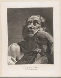 Apóstolo Jakobus de Mindere
S. Jacobus Minor (título sobre o objecto)
Apostelen (título da série)