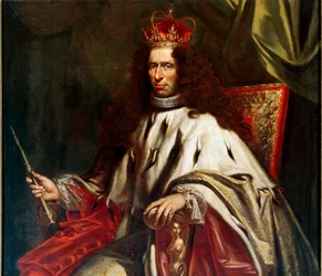 Retrato de Antonio Grimaldi, Doge of Genes de 1703 a 1705 Pintura de Giovanni Maria Delle Piane (1660-1745) 1690-1691 Sol. 230x153 cm Sucessão da coleção privada Luigi Cattaneo Adorno
