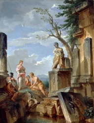 Ruínas com uma Sibila e outras Figuras, c1720