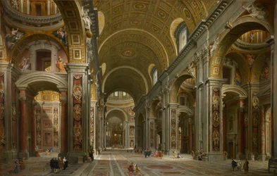 Interior da Basílica de São Pedro, Roma