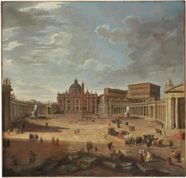 Vista da Praça de São Pedro, Roma