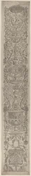 Painel Ornamental: Duas Esfinges Suportando Escudos