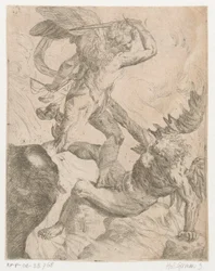 Arcanjo Miguel em batalha com o diabo
