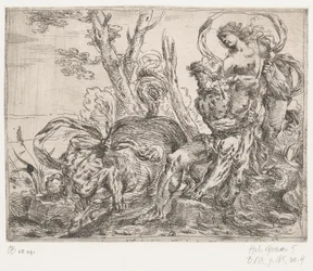 Hércules mata o centauro Nessus