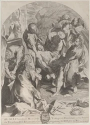 O sepultamento, c. 1622.