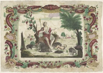 O filho pródigo como pastor de porcos
Filius prodigus qui pascit porcos (título sobre o objecto)