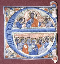 Cristo abençoando os apóstolos, c.1260-1270