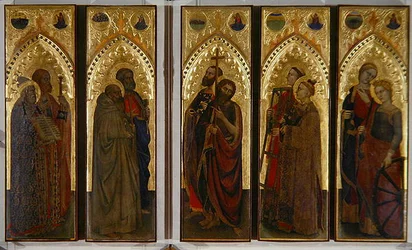 Santos, Virgens e Mártires, c.1350-60 (tempera no painel)