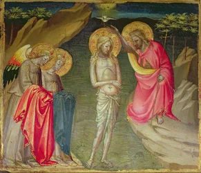 O Batismo de Cristo (óleo sobre painel)