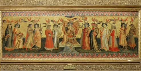 As sete artes liberais (pintura sobre madeira)
