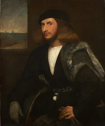 Retrato de um fidalgo veneziano (óleo sobre tela)