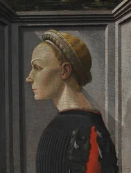 Retrato de uma mulher.