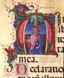 Sra. 542 f.31r Historiated 