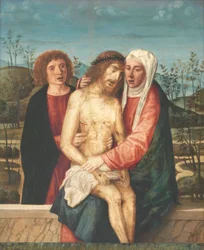 Pietà com Virgem e São João