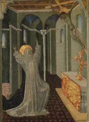 Santa Catarina de Siena Recebendo os Estigmas, ca. 1447-65.