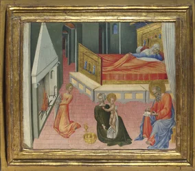 Painel Nascimento de São João Batista, Predella, 1454