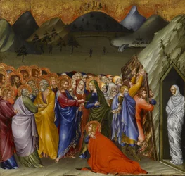 O Levantamento de Lázaro, 1426 (tempera e folha de ouro no painel)