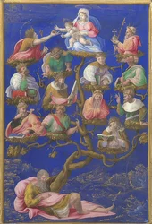 A árvore de Jesse. Por volta de 1535