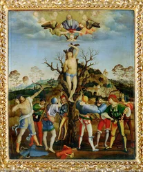 O martírio de São Sebastião, início do século XVI (pintura sobre tela)