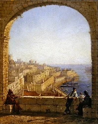 Dentro das Fortificações, Valetta- Vista do Arco por Dia