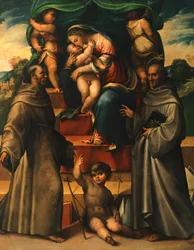 Madonna com o Menino e os Santos, de Girolamo Marchesi da Cotignola (1471-ca 1540)