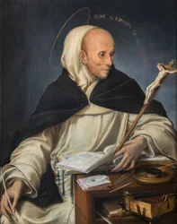 Retrato de um frade vestido de São Tomás de Aquino
