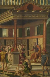 O Massacre dos Inocentes com Herodes, ca 1510-1520