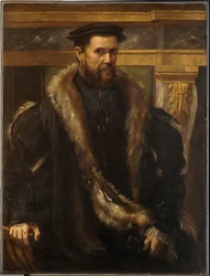 Retrato de um homem, c.1550 (óleo sobre tela)