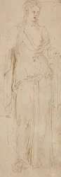 Figura em pé. Por volta de 1530-50 