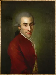 Ignaz von Born, amigo e mecenas de W. A. Mozart (óleo sobre tela)