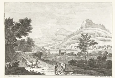 Paisagem com carro de bois e funeral
Paisagens italianas (título da série)