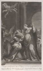 São José pedindo perdão à Virgem por ter pensado em abandoná-la..., 1760-1800.