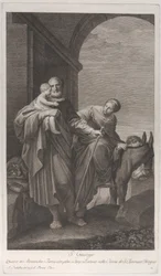 São José carregando o Menino Jesus na fuga para o Egito, 1760-1800.
