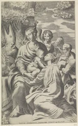 Maria com o Menino Jesus e os Santos
