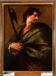 Representação do apóstolo São Mateus (O apóstolo São Mateus) Pintura de Giulio Cesare Procaccini (1574-1625)