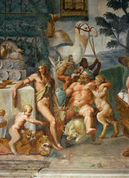 Bacchanalia - um banquete dos Deuses (fresco)