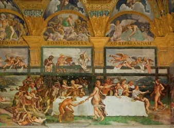 Bacchanalia, da Sala do Amor e da Psique (fresco)