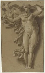 Hermafrodita como caryatid
Hermafrodita como caryatid