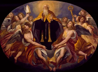 São Bento em glória por Giuseppe Cesari (1568-1640)