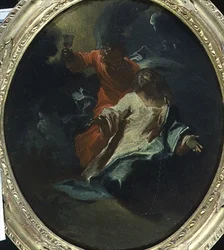 Cristo no Monte das Oliveiras, c.1730 (azeite sobre tela)