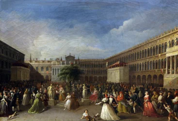 A Árvore da Liberdade erguida na Piazza San Marco, em 4 de junho de 1797, 1797.