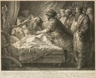 Alegoria da pintura A morte de Leonardo da Vinci, c. 1790