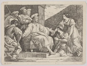 Cristo sentado pregando, 1766.