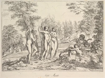 O Julgamento de Paris, 1740-1802.