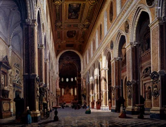 Interior da Catedral de Nápoles