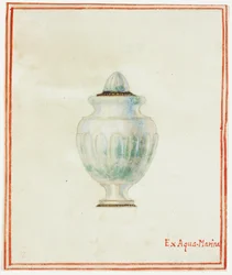 Urna de água-marinha