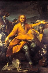 Retrato de caçador, de Giuseppe Maria Crespi (1665-1747)