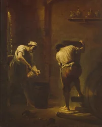 Cena na Adega, ca 1710-1715.