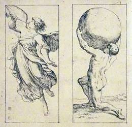 Cartões de tarô do século XVII por Giuseppe Maria Mitelli